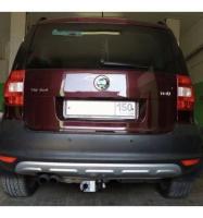 Фаркоп для Skoda Yeti 2009- съемный крюк на двух болтах 1500кг Автос